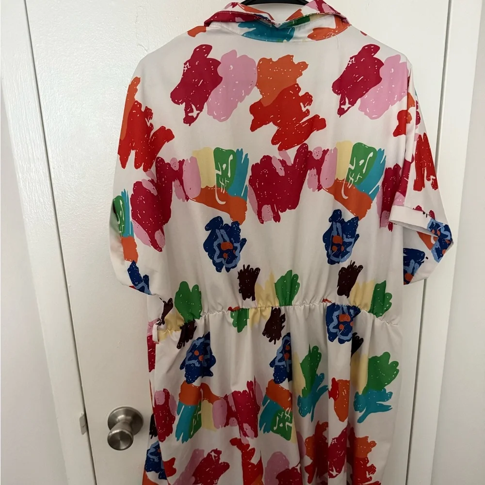 Colorful Abstract Romper - Picture 3 of 3
